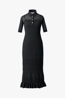 KNIT COMBI DRESS
