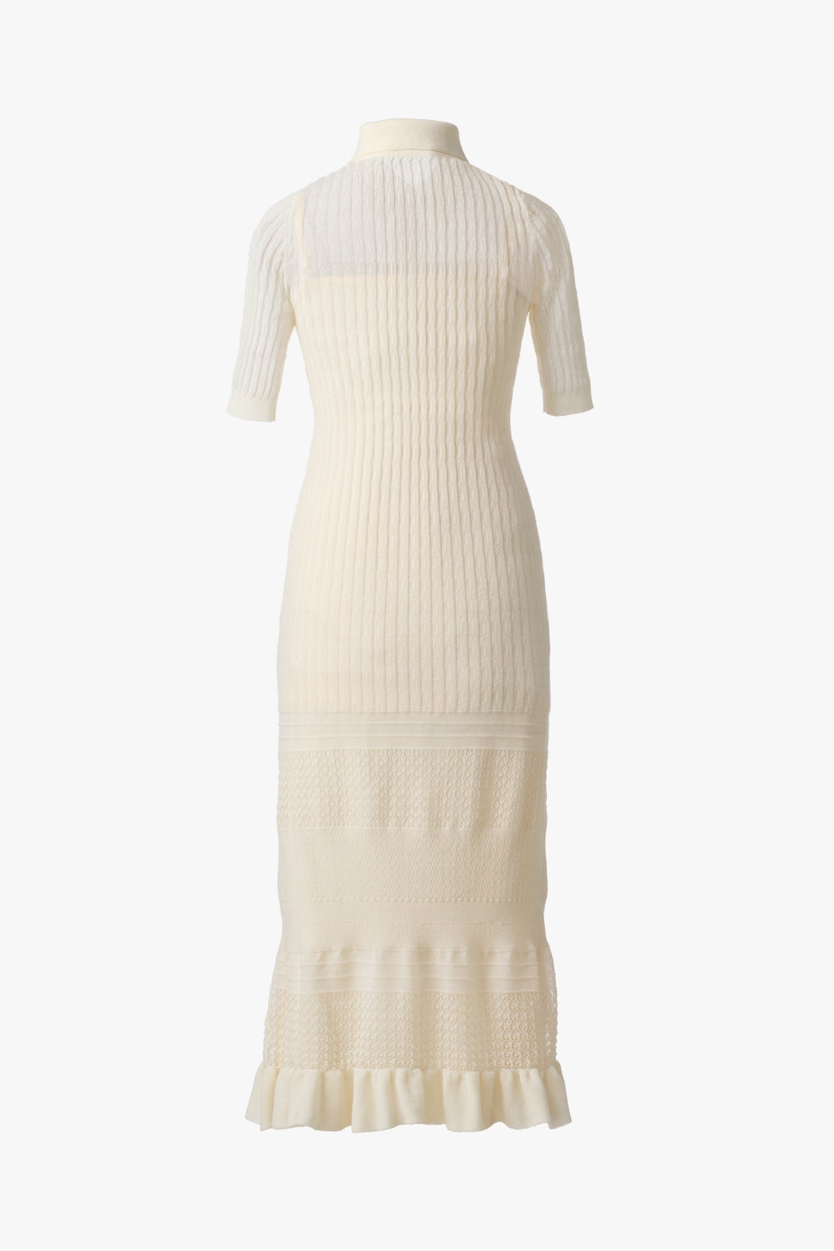 KNIT COMBI DRESS