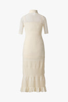 KNIT COMBI DRESS