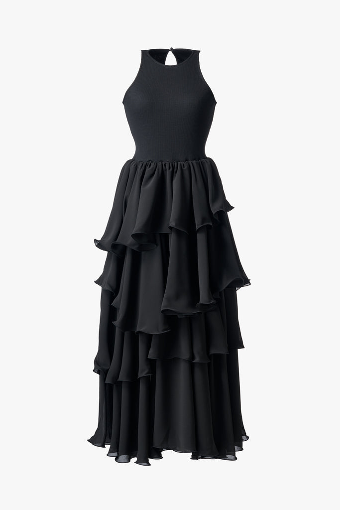 TIERED COMBI DRESS