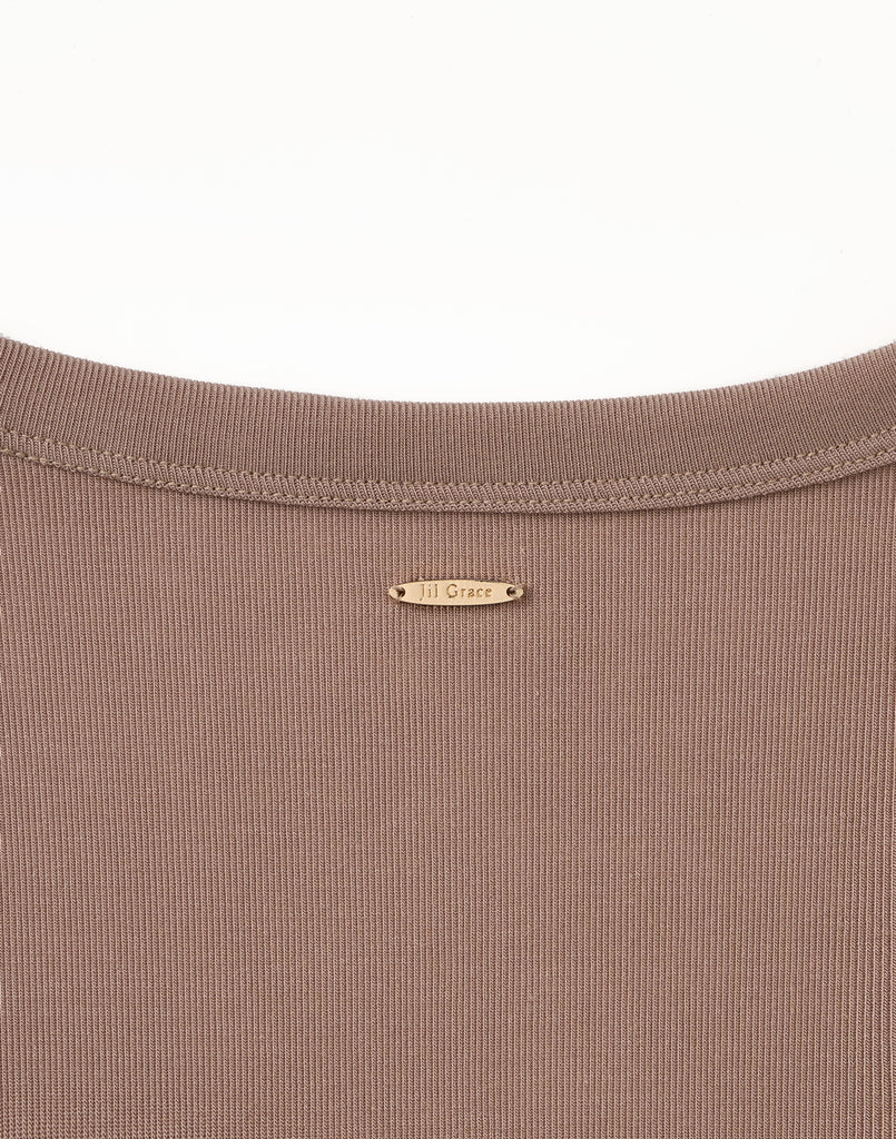 U-NECK LONG SLEEVE TEE