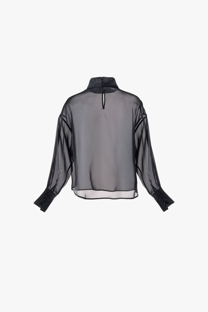 VEILED GLOW BLOUSE