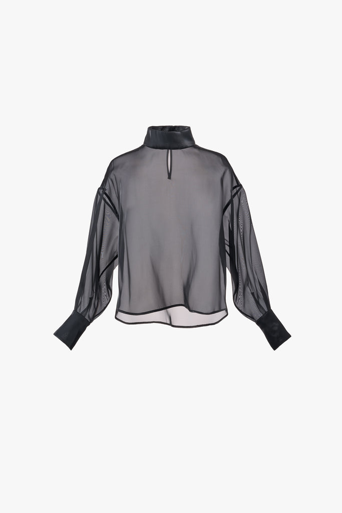 VEILED GLOW BLOUSE