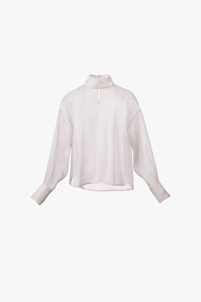 VEILED GLOW BLOUSE