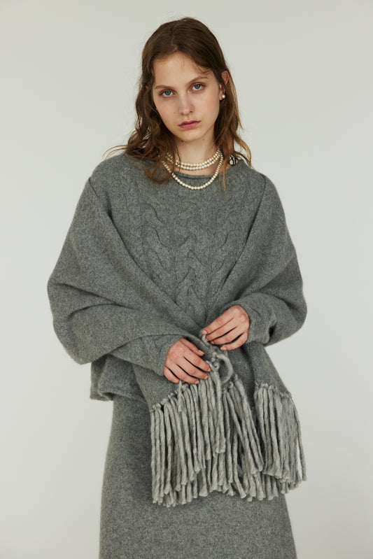 LILY VOLUME FRINGE MUFFLER