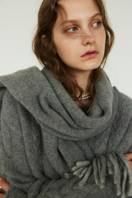 LILY VOLUME FRINGE MUFFLER