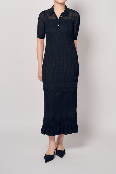 KNIT COMBI DRESS スナップ 1