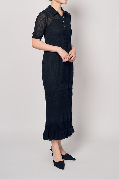 KNIT COMBI DRESS スナップ 2