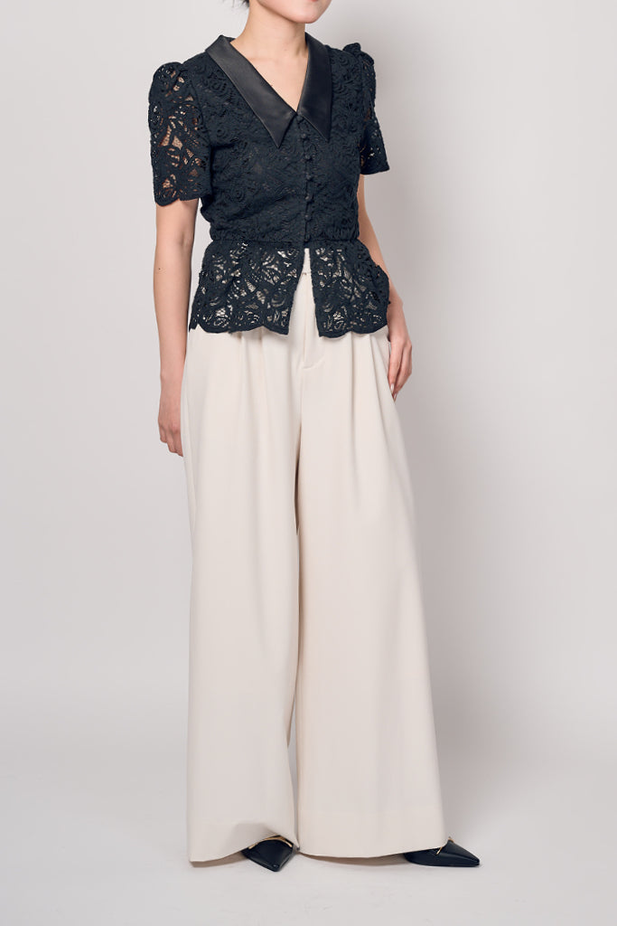 LACE PEPLUM BLOUSE – Jil Grace