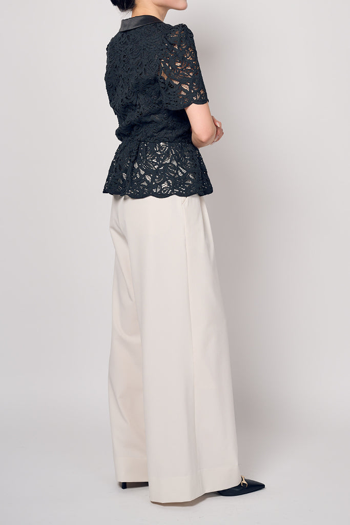 LACE PEPLUM BLOUSE – Jil Grace