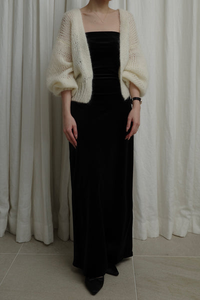 MOHAIR KNIT  CARDIGAN ＆ CHOUCHOU スナップ 1