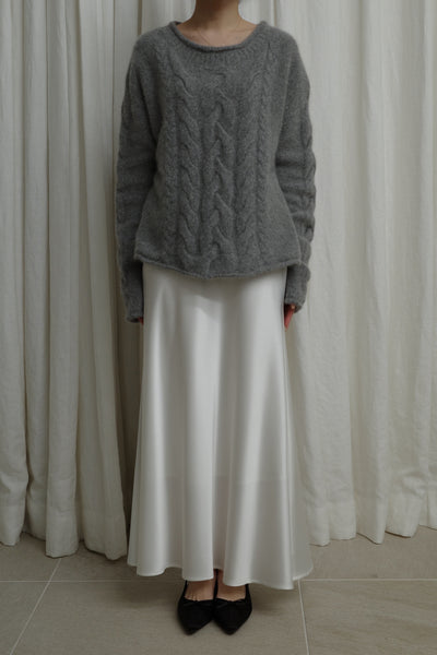 CALLA SATIN SKIRT スナップ 1